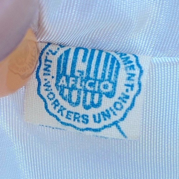 𝅺VINTAGE Unionmade ILGWU jacket sz S/M blazer embroidered crest AFLCIO 60s 50s - Picture 4 of 16